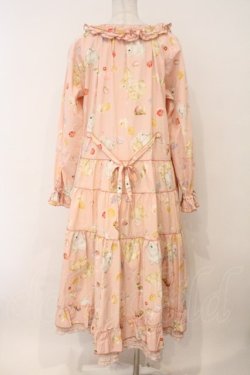 画像6: PINK HOUSE / 幸見うさぎプリントミディワンピース  ピンク O-26-02-16-039-LO-OP-OW-OS