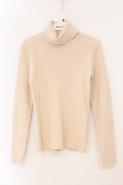 画像1: PINK HOUSE / 2025AUTUMN SET【リブタートルネックニット単体】  アイボリー O-26-02-16-044-LO-TO-OW-OS