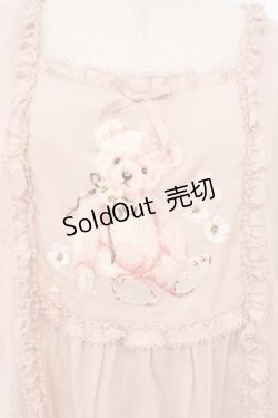 画像2: PINK HOUSE / 桜Teddy刺繍使いローンタブリエ  ピンク O-26-02-16-045-LO-TO-OW-OS