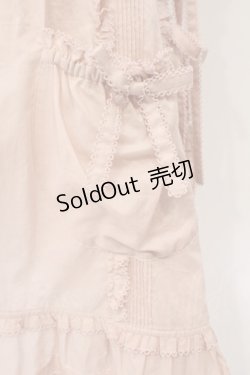 画像3: PINK HOUSE / 桜Teddy刺繍使いローンタブリエ  ピンク O-26-02-16-045-LO-TO-OW-OS