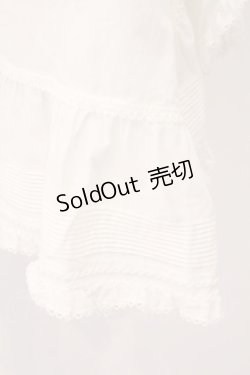 画像3: PINK HOUSE / 幸見うさぎ柄ローンタブリエ  シロ O-26-02-16-046-LO-TO-OW-OS