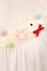 画像2: PINK HOUSE / カラフルポップルフリル使いワンピース  シロ O-26-02-16-049-LO-OP-OW-OS (2)