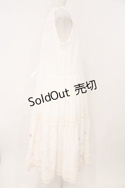 画像4: PINK HOUSE / カラフルポップルフリル使いワンピース  シロ O-26-02-16-049-LO-OP-OW-OS