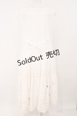 画像5: PINK HOUSE / カラフルポップルフリル使いワンピース  シロ O-26-02-16-049-LO-OP-OW-OS