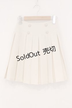 画像1: evelyn / ビジュープリーツスカート  アイボリー O-26-02-16-055-LO-SK-OW-OS