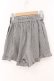 画像2: evelyn / 裾フリルギンガムショートパンツ  クロ O-26-02-16-057-LO-PA-OW-OS (2)