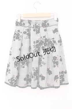 画像2: evelyn / パイピングフロッキースカート F グレー O-26-02-16-059-LO-SK-OW-OS