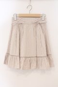 evelyn / ダブルレースアップスカート F ベージュ O-26-02-16-060-LO-SK-OW-OS