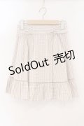 evelyn / ダブルレースアップスカート F ベージュ O-26-02-16-060-LO-SK-OW-OS