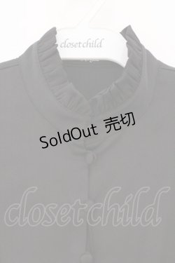 画像2: Sheglit / "Lupinus"クラシカルブラウス M ブラック O-26-02-16-061-EL-BL-OW-OS