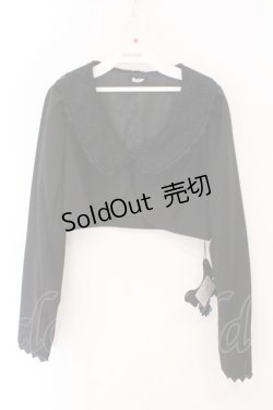 画像1: Sheglit / "Marguerite"レースボレロ M ブラック O-26-02-16-062-EL-JA-OW-OS