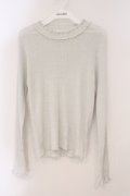axes femme / ラメニットプルオーバー M グレー O-26-02-16-063-AX-TO-OW-OS