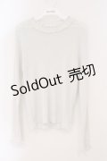 axes femme / ラメニットプルオーバー M グレー O-26-02-16-063-AX-TO-OW-OS