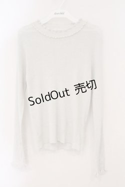 画像1: axes femme / ラメニットプルオーバー M グレー O-26-02-16-063-AX-TO-OW-OS