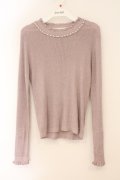 axes femme / ラメニットプルオーバー M ピンク O-26-02-16-064-AX-TO-OW-OS