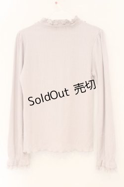 画像2: axes femme / フリルカットプルオーバー M ラベンダー O-26-02-16-066-AX-TO-OW-OS