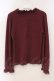 画像2: axes femme / フリルカットプルオーバー F ワイン O-26-02-16-067-AX-TO-OW-OS (2)