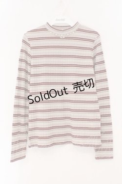 画像1: axes femme / ボーダープルオーバー M アカ系 O-26-02-16-072-AX-TO-OW-OS