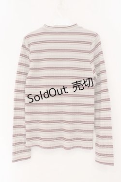 画像2: axes femme / ボーダープルオーバー M アカ系 O-26-02-16-072-AX-TO-OW-OS