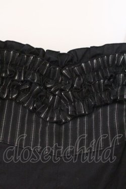 画像2: BPN / ストライプフリルキャミソールワンピース M ブラック O-26-02-16-077-GO-OP-IG-OS