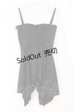 画像4: BPN / ストライプフリルキャミソールワンピース M ブラック O-26-02-16-077-GO-OP-IG-OS