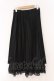 画像2: axes femme / 裾フリルプリーツスカート M クロ O-26-02-16-079-AX-SK-IG-OS (2)