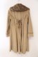 画像4: axes femme / ファーショールカラー付コート M キャメル O-26-02-16-082-AX-CO-IG-OS (4)