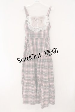 画像1: Lovely Tency / 眞白ありすコラボ ジャンパースカート L ピンク O-26-02-16-084-GO-OP-OW-OS