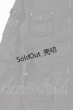 画像2: Qutie Frash / ミリタリーブルゾン L ブラック O-26-02-16-090-QU-JA-OW-OS