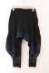 画像4: Qutie Frash / 気楡茶閃洸　スカート付きレギンスパンツ  ブラック×ブルー O-26-02-16-091-QU-PA-OW-OS (4)