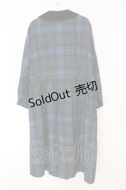 画像4: Jane Marple Dans Le Salon / タータンチェックベルベットカラードレス　ワンピース M グリーン O-26-02-16-094-JM-OP-OW-OS