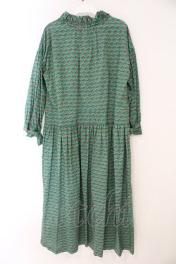 画像3: Jane Marple Dans Le Salon / Tudor tulipフリルカラードレス M グリーン O-26-02-16-095-JM-OP-OW-OS
