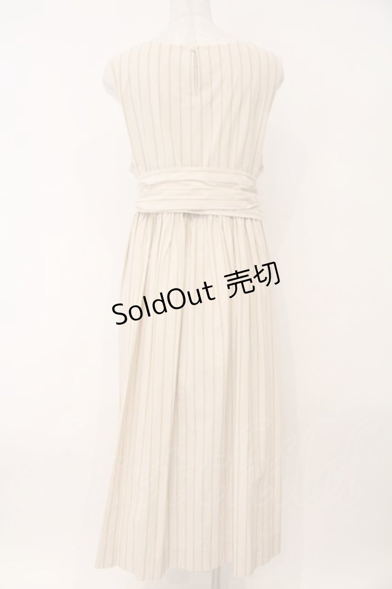 画像5: Jane Marple Dans Le Salon / Old England stripe tablier dress　ワンピース M ベージュ O-26-02-16-096-JM-OP-OW-OS (5)