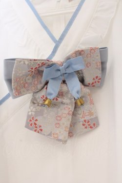 画像2: Amavel / 柴犬神社の春詣 和風ブラウス F シロ×サックス O-26-02-16-108-CA-BL-OW-OS