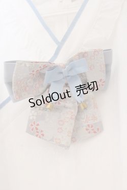 画像2: Amavel / 柴犬神社の春詣 和風ブラウス F シロ×サックス O-26-02-16-108-CA-BL-OW-OS