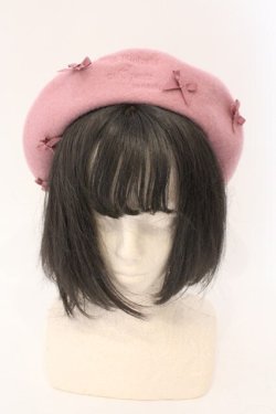 画像1: m petit by misako / サンリオプチリボンベレー 57.5cm ピンク O-26-02-16-014-LO-AC-OW-OS