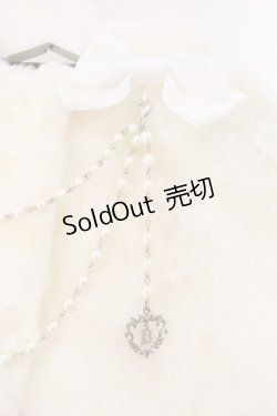 画像3: BABY,THE STARS SHINE BRIGHT / BABYロゴジャガードうさみみファーケープ  アイボリー O-26-02-16-111-BA-JA-OW-OS