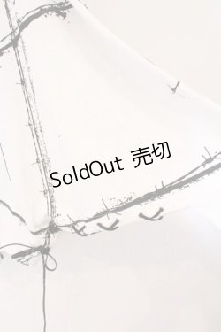 画像2: CIVARIZE / バイカラーポンチョパーカー  ブラック×ホワイト O-26-02-16-112-GO-TO-OW-OS