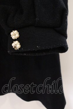 画像2: mille fille closet by LODISPOTTO / リボンビジューコート  クロ O-26-02-16-114-LO-CO-IG-OS