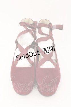 画像2: axes femme / 厚底レースアップシューズ L ワイン O-26-02-16-015-AX-SH-OW-OS