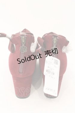 画像4: axes femme / 厚底レースアップシューズ L ワイン O-26-02-16-015-AX-SH-OW-OS