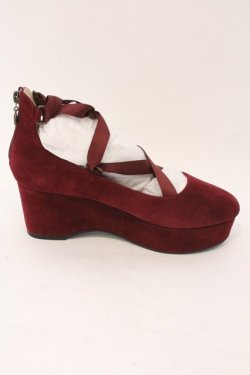 画像5: axes femme / 厚底レースアップシューズ L ワイン O-26-02-16-015-AX-SH-OW-OS