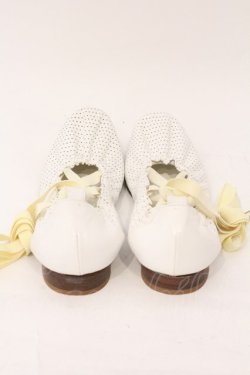 画像4: Jane Marple Dans Le Salon / バレエシューズ L シロ O-26-02-16-016-JM-SH-OW-OS