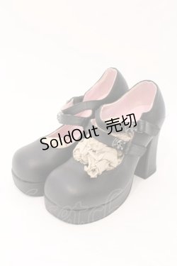 画像1: Demonia / Gothika-09　パンプス つま先~かかと約22cm ブラック O-26-02-16-017-PU-SH-OW-ZT0220B