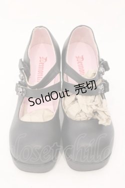 画像2: Demonia / Gothika-09　パンプス つま先~かかと約22cm ブラック O-26-02-16-017-PU-SH-OW-ZT0220B