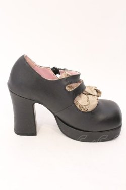 画像6: Demonia / Gothika-09　パンプス つま先~かかと約22cm ブラック O-26-02-16-017-PU-SH-OW-OS