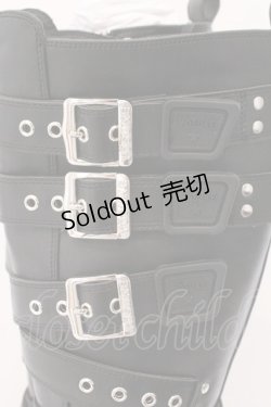 画像4: YOSUKE / 【直営ショップ限定】厚底ロングブーツ M ブラック O-26-02-16-020-PU-SH-IG-OS
