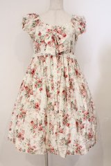 Victorian maiden / ロココブーケブラウスワンピース  ピンク O-26-02-16-024-CL-OP-OW-OS