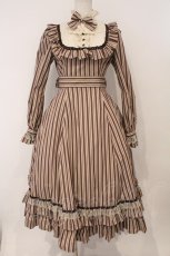 画像1: Victorian maiden / クラシカルドールロングドレス  シナモン×ボルドー O-26-02-16-025-CL-OP-OW-OS (1)