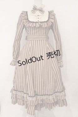 画像1: Victorian maiden / クラシカルドールロングドレス  シナモン×ボルドー O-26-02-16-025-CL-OP-OW-OS